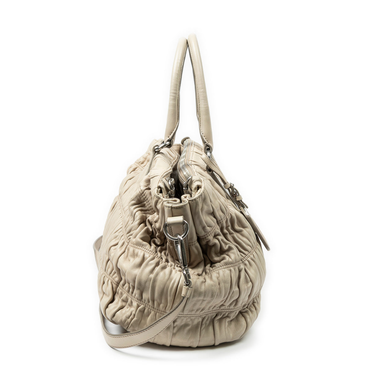 Horizontal Convertible Gaufre Tote