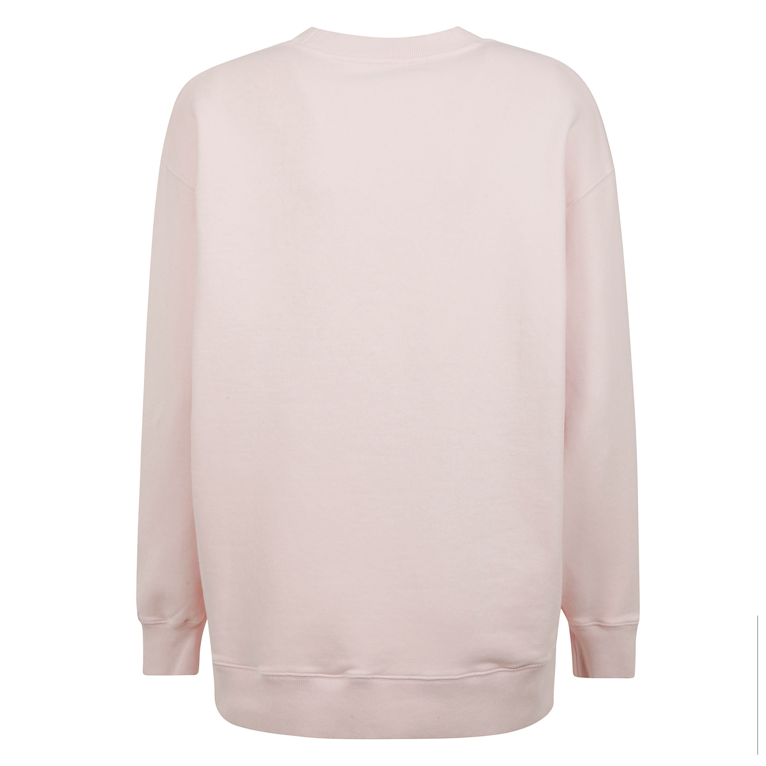 Felpa oversize con logo a bolle.