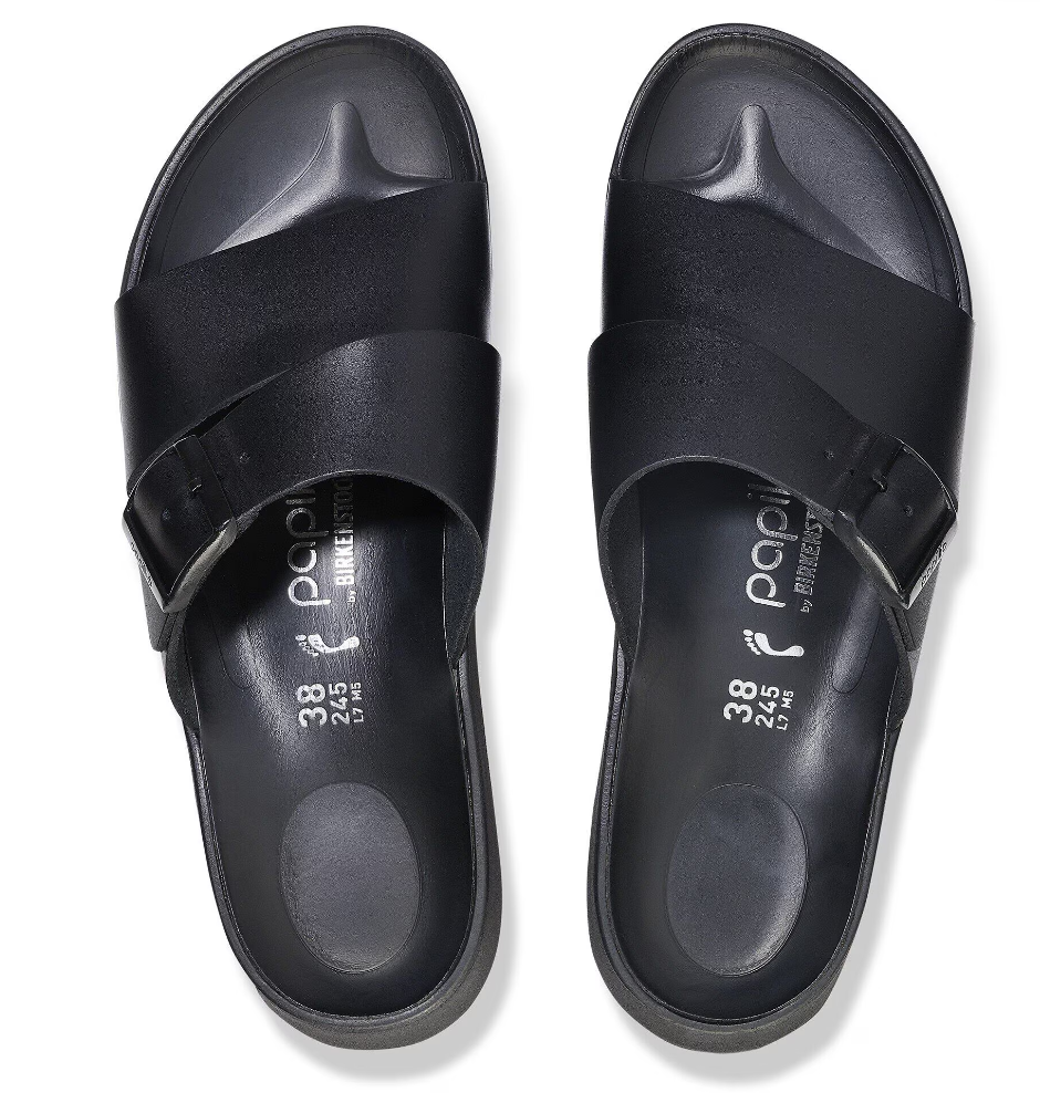 Birkenstock Almina Natural Leather - Platform Wedge Sandal - Contoured Footbed Comfort - Adjustable Buckle Strap - Premium Leather Footwear