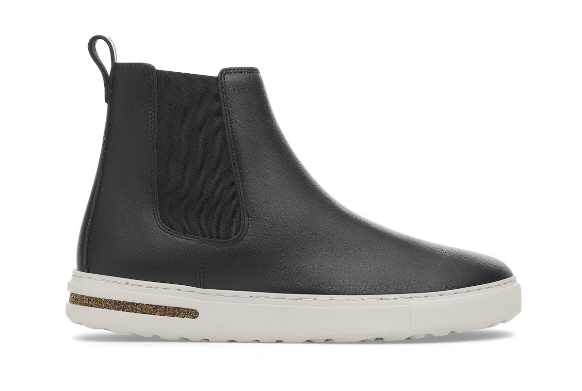 Birkenstock Bend Chelsea Natural Leather Black Chelsea Boot