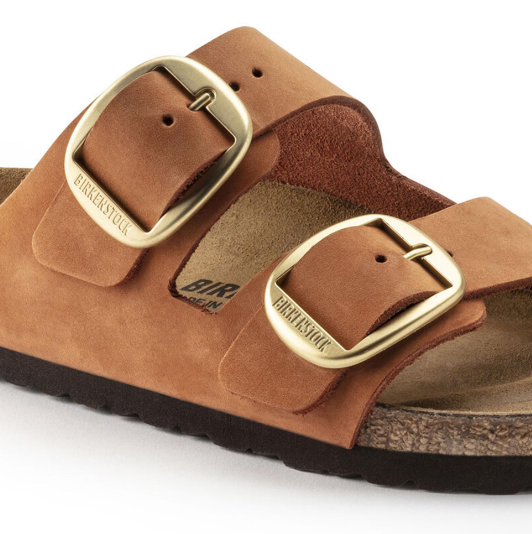 Arizona Big Buckle Nubuck Leather Pecan