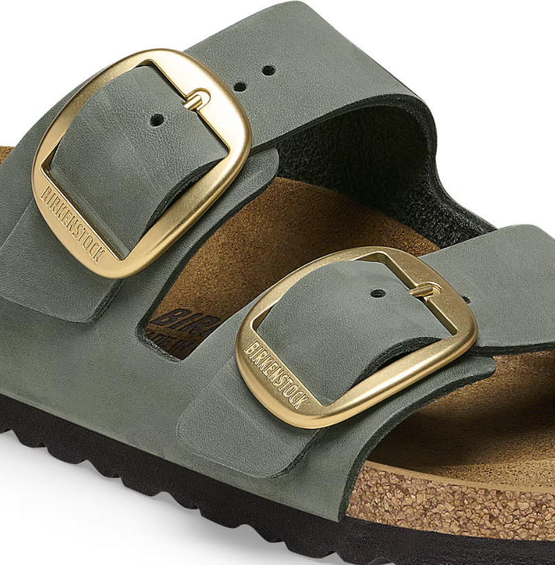 Birkenstock Arizona Big Buckle Nubuck Leather Thyme