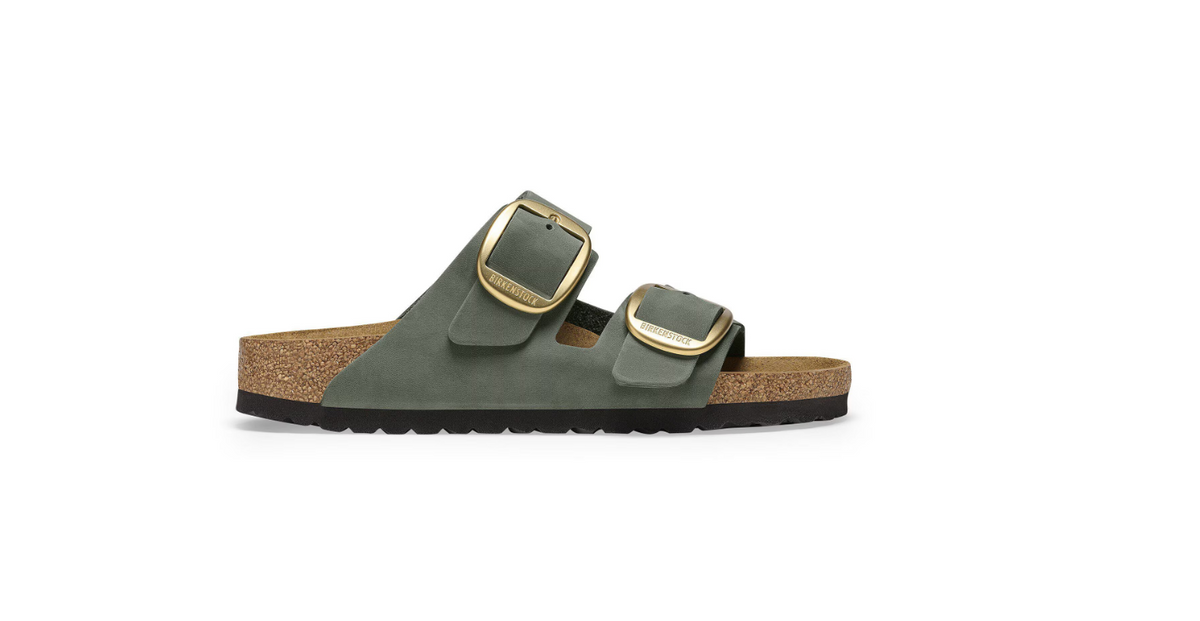 Birkenstock Arizona Big Buckle Nubuck Leather Thyme