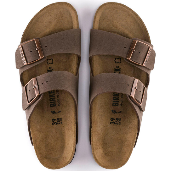 Birkenstock Arizona Birkibuc Mocha Sandals