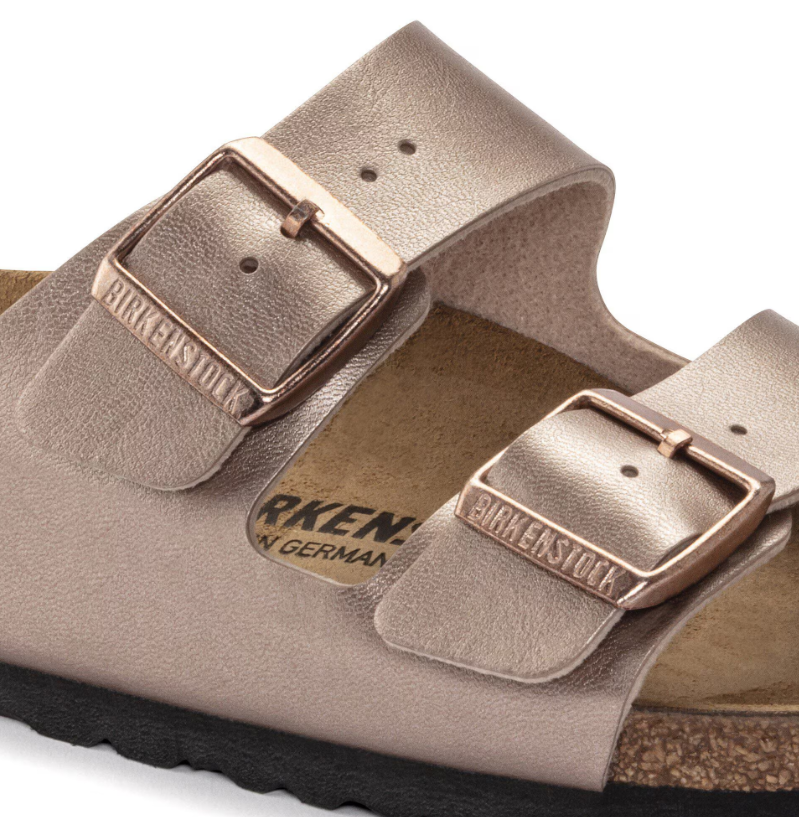 Birkenstock Arizona Birko-Flor Metallic Copper Sandals