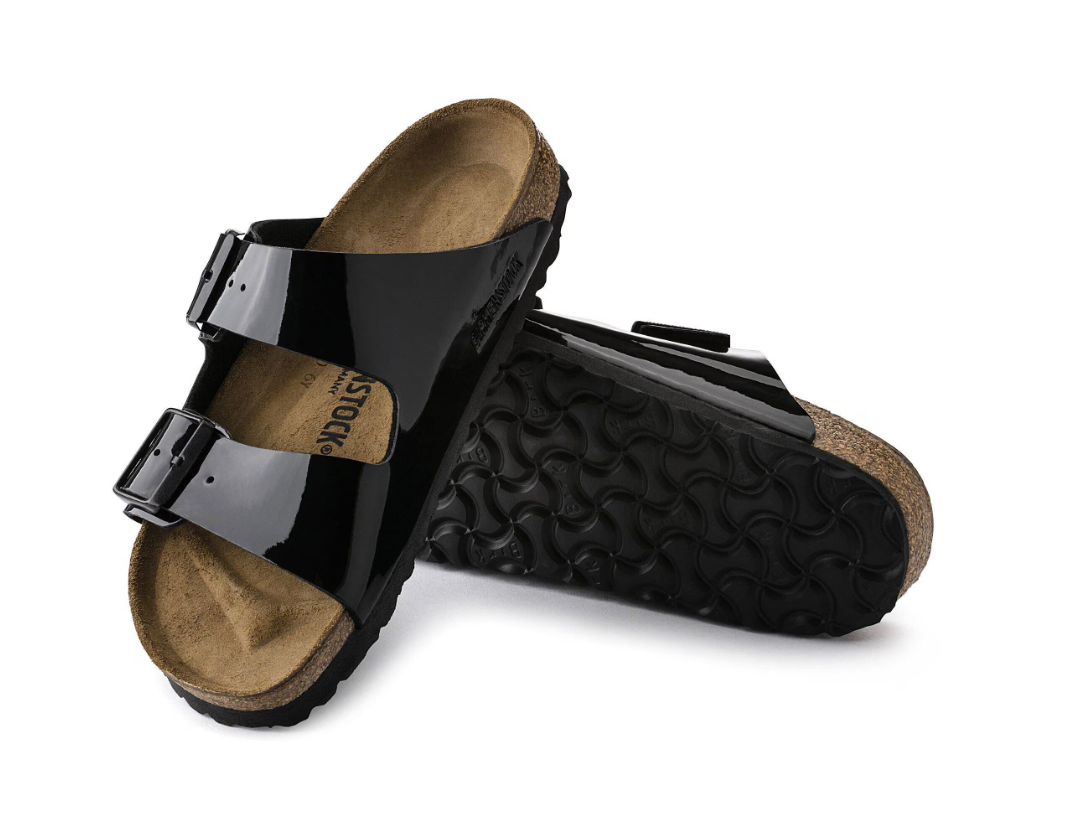Birkenstock Arizona Birko-Flor Patent Black Patent Sandals