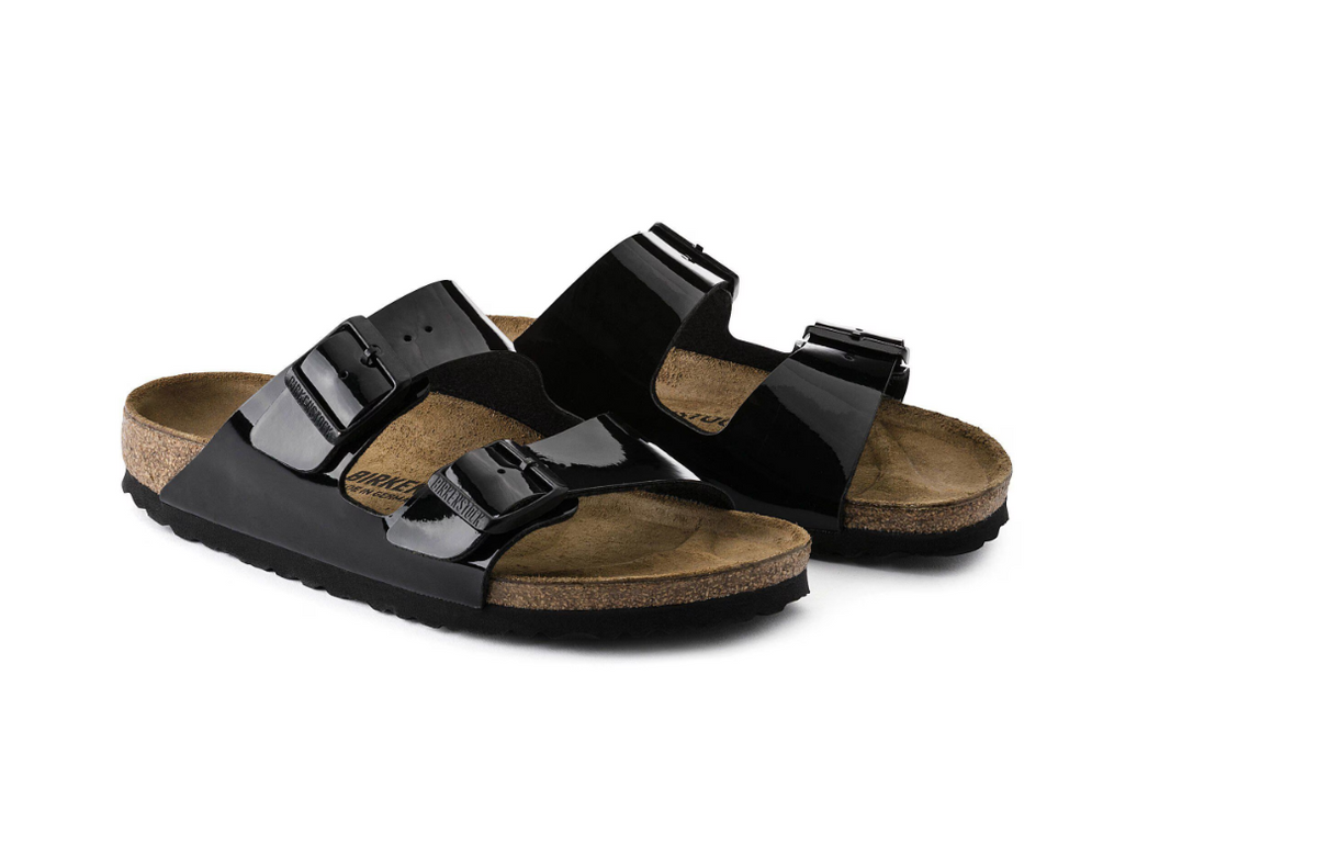 Birkenstock Arizona Birko-Flor Patent Black Patent Sandals