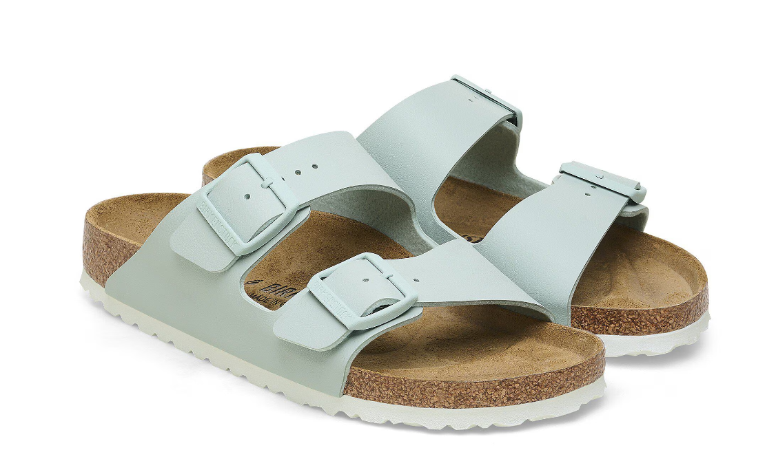 Birkenstock Arizona Birko-Flor Surf Green Sandals