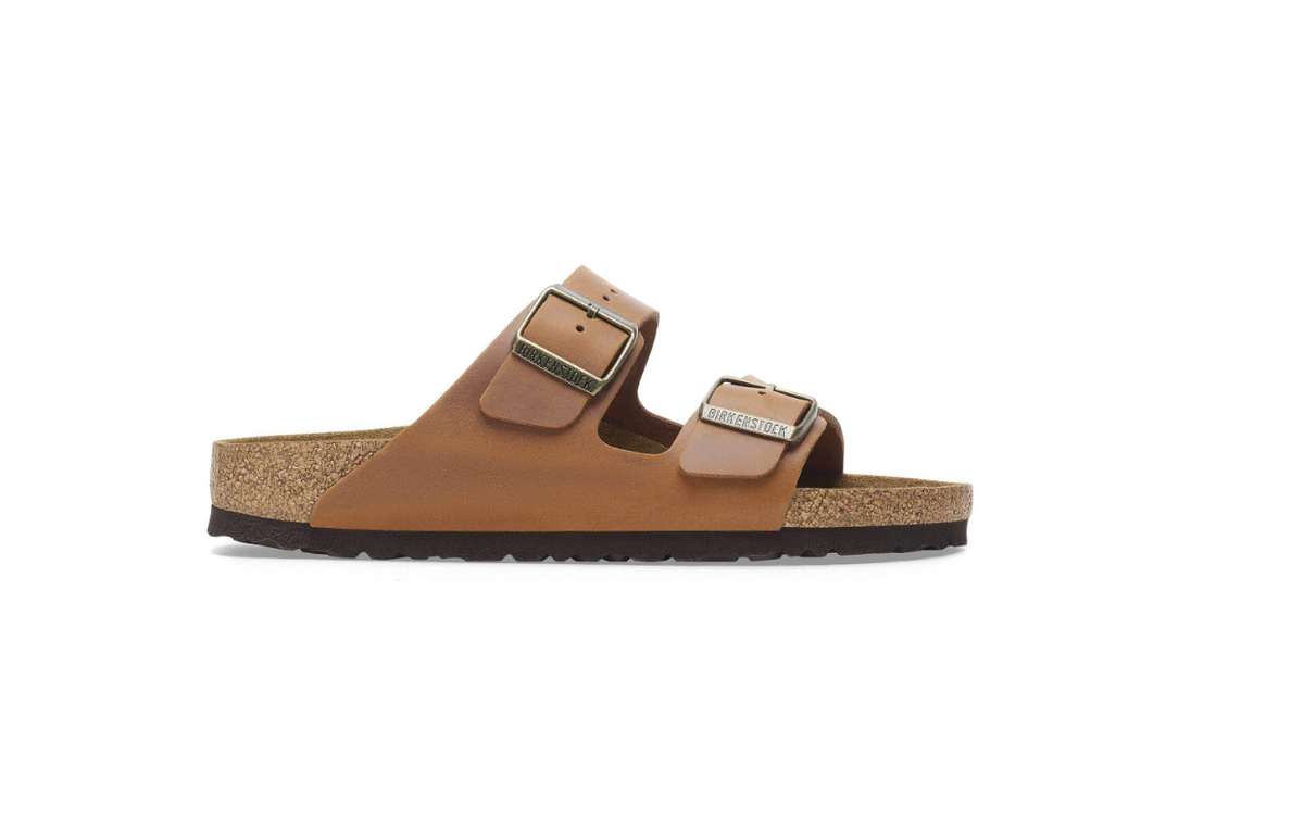 Birkenstock Arizona Oiled Leather Cognac Sandals