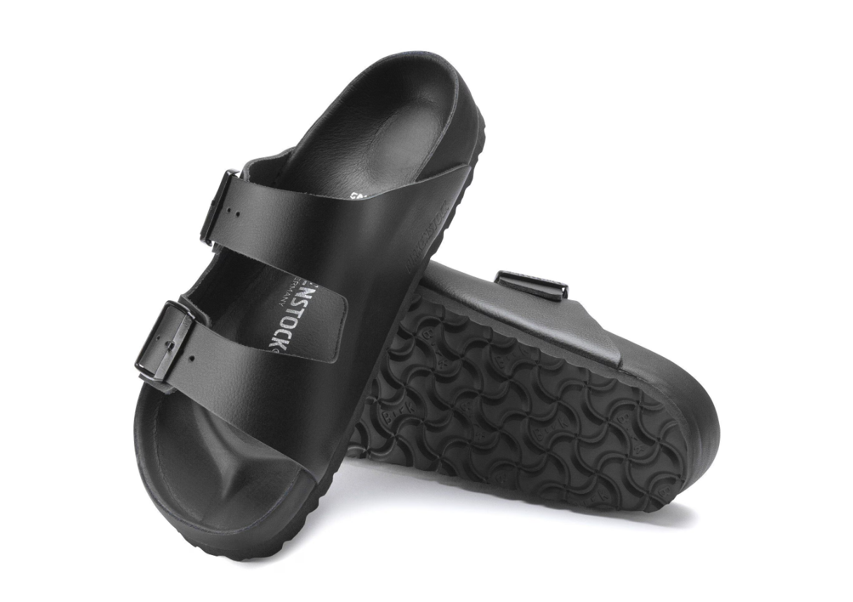 Birkenstock Arizona Exquisite Natural Leather Black Sandals