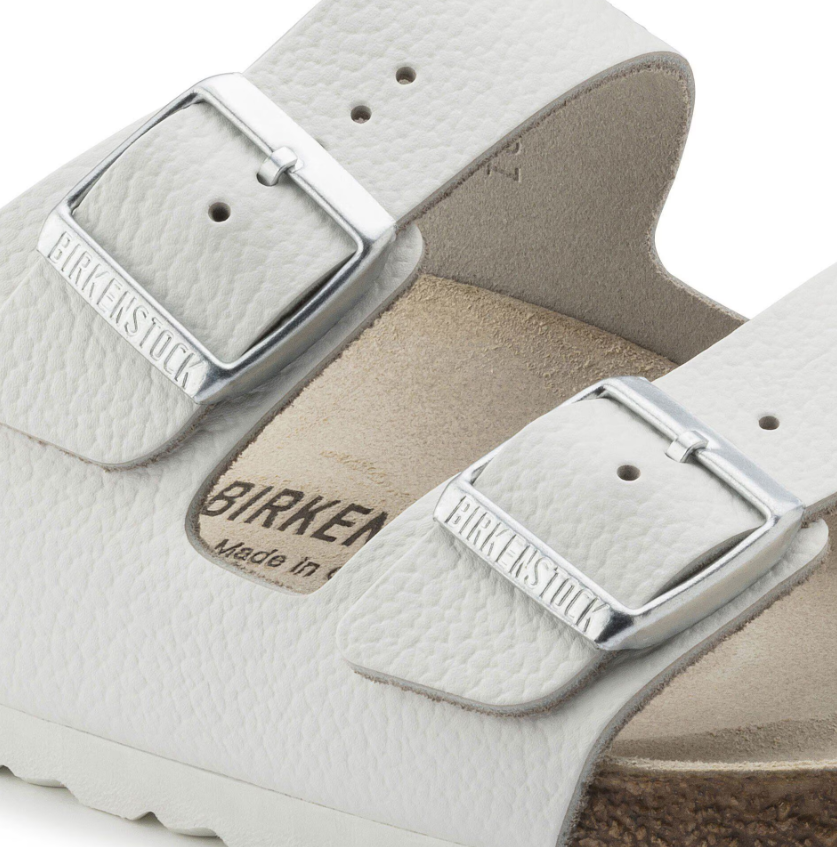 Birkenstock Arizona Natural Leather White