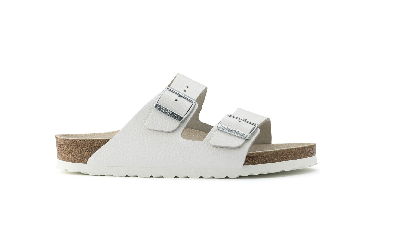 Birkenstock Arizona Natural Leather White