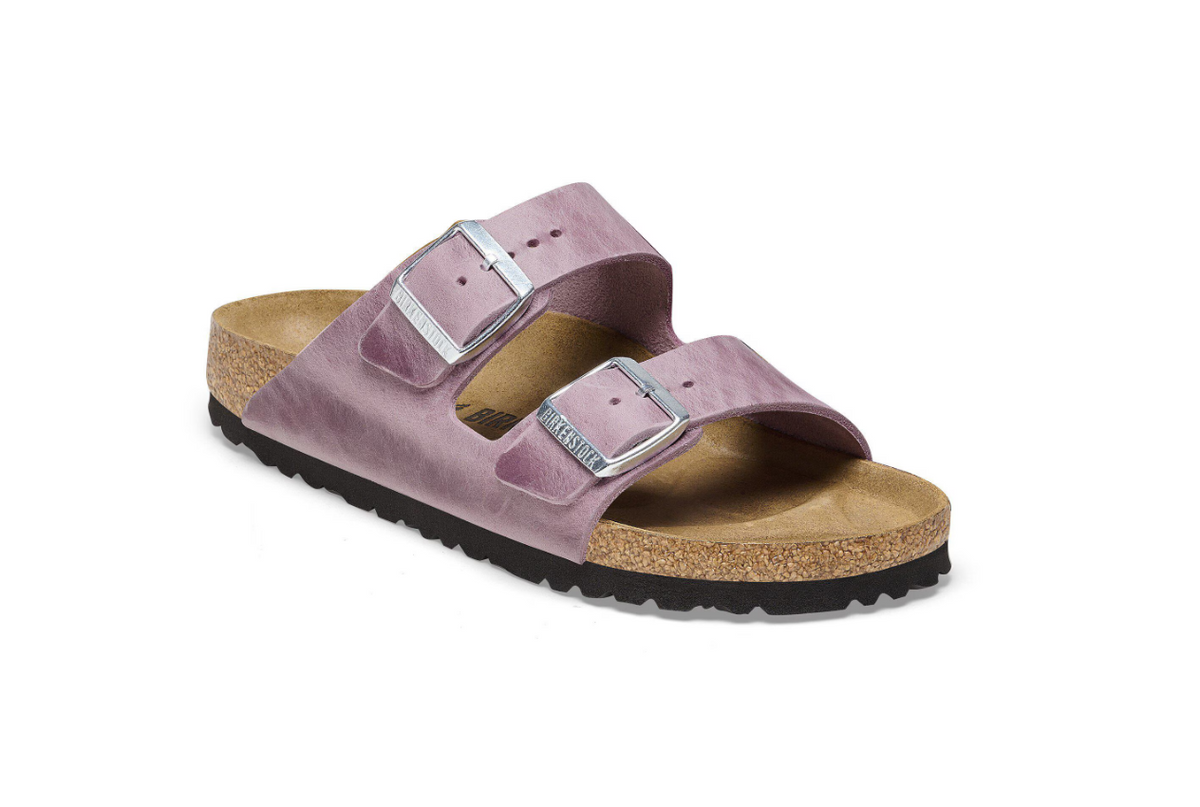Birkenstock Arizona Waxy Leather Lavender