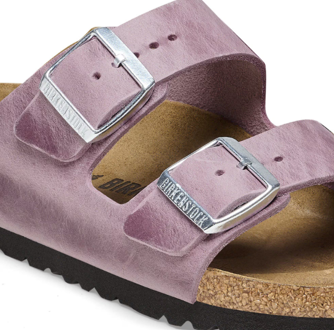 Birkenstock Arizona Waxy Leather Lavender