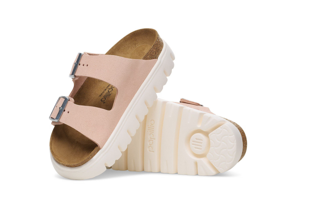 Birkenstock Arizona Chunky Suede Leather Light Rose