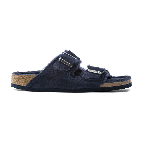 Birkenstock Arizona Shearling Suede Leather Night