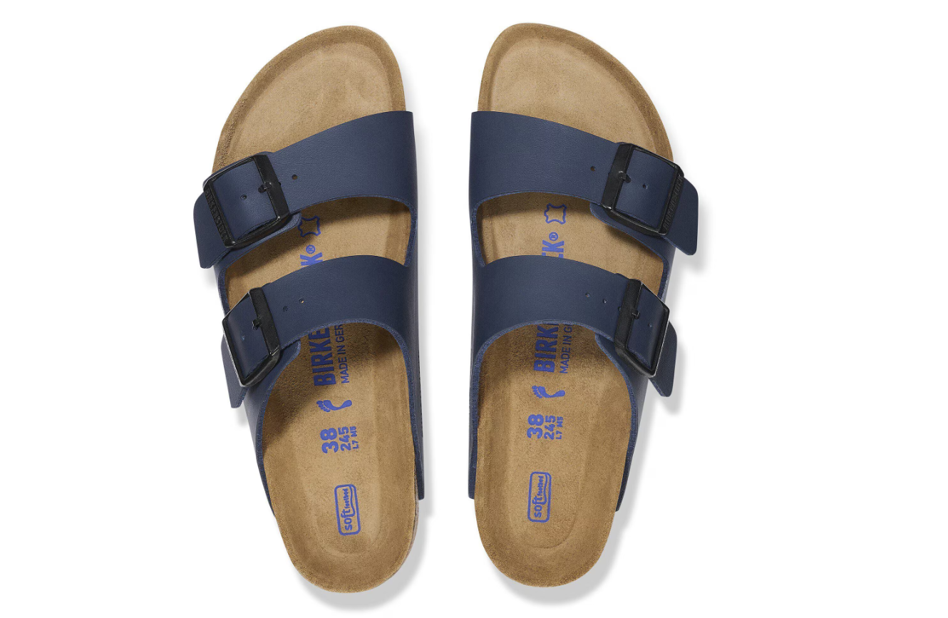 Birkenstock Arizona Soft Footbed Birko-Flor Blue