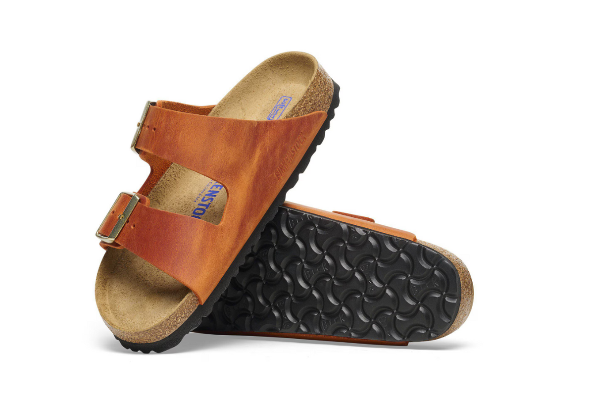Birkenstock Arizona Soft Footbed Oiled Leather Burnt Orange