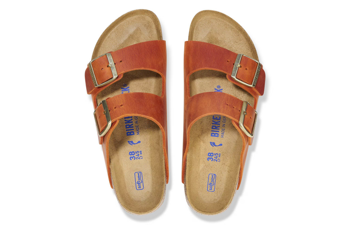 Birkenstock Arizona Soft Footbed Oiled Leather Burnt Orange