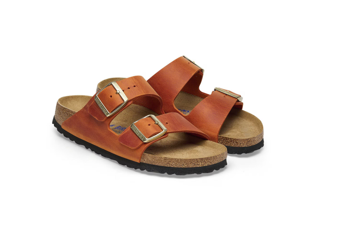 Birkenstock Arizona Soft Footbed Oiled Leather Burnt Orange