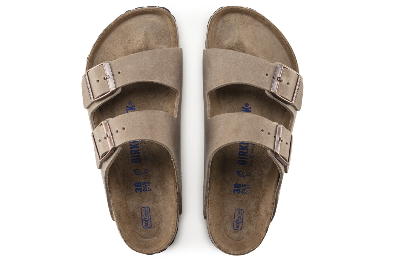 Birkenstock Arizona Soft Footbed Oiled Leather Tobacco Brown