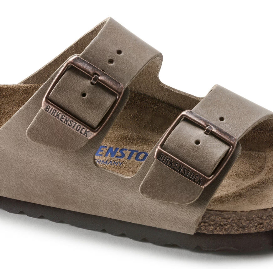 Birkenstock Arizona Soft Footbed Oiled Leather Tobacco Brown