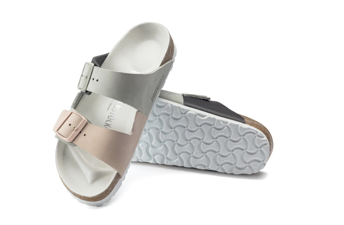Birkenstock Arizona Split Nubuck Leather Mineral Light Rose Sandal