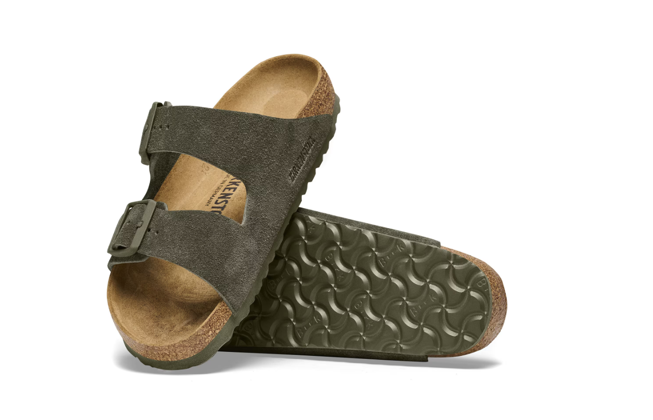 Birkenstock Arizona Suede Leather Thyme