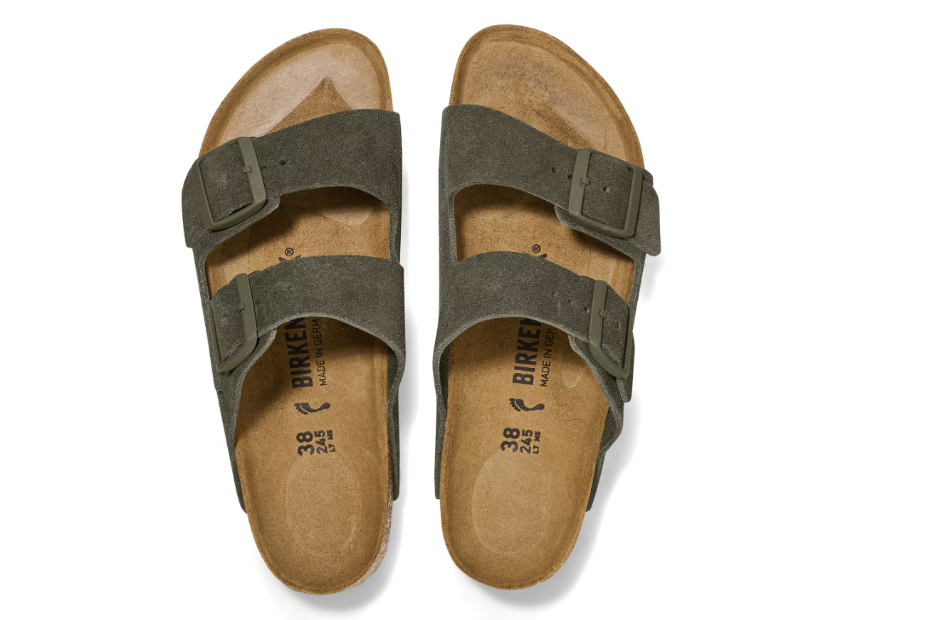 Birkenstock Arizona Suede Leather Thyme