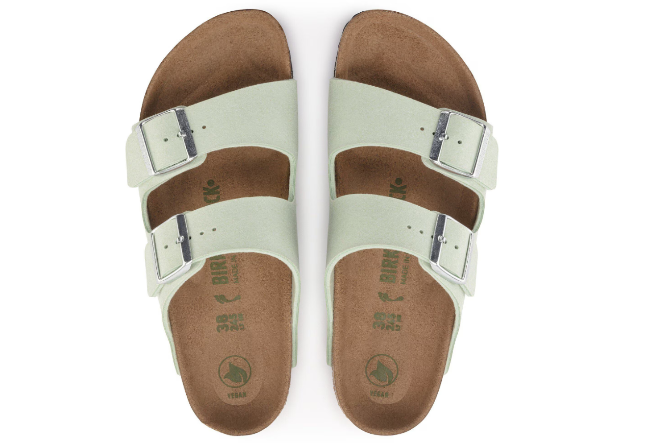 Birkenstock Arizona Vegan Synthetik Soft Birki Vegan Matcha