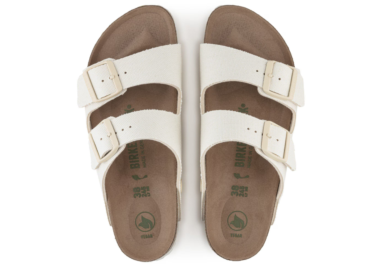 Birkenstock Arizona Vegan Textile Eggshell