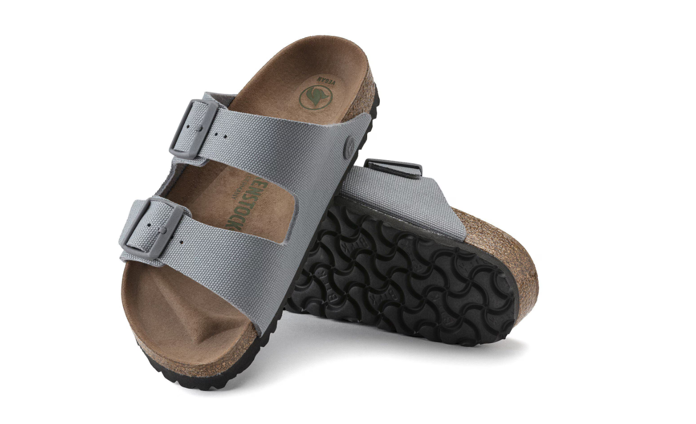 Birkenstock Arizona Vegan Textile Stone Coin Sandals