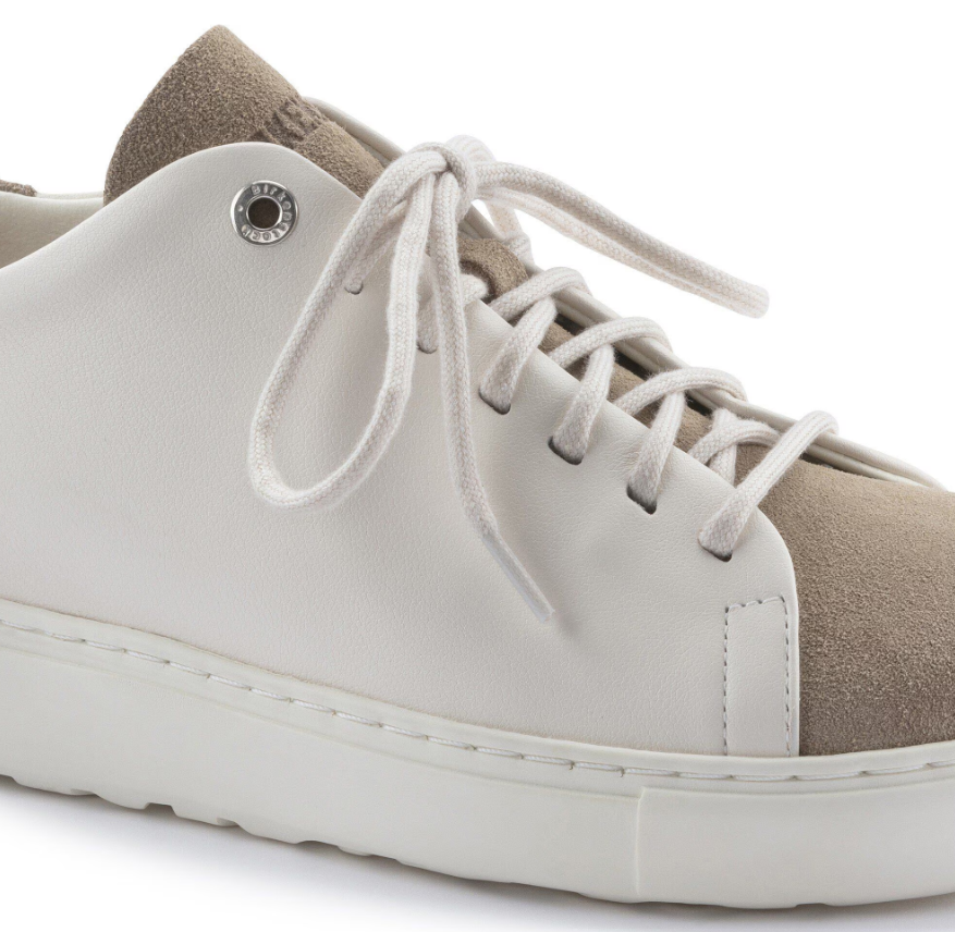 Birkenstock Bend Low Decon Pop Natural Leather Nubuck Taupe/Eggshell