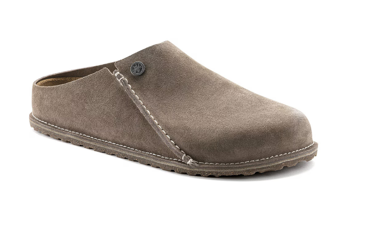 Birkenstock Zermatt Premium Suede Leather Gray Taupe