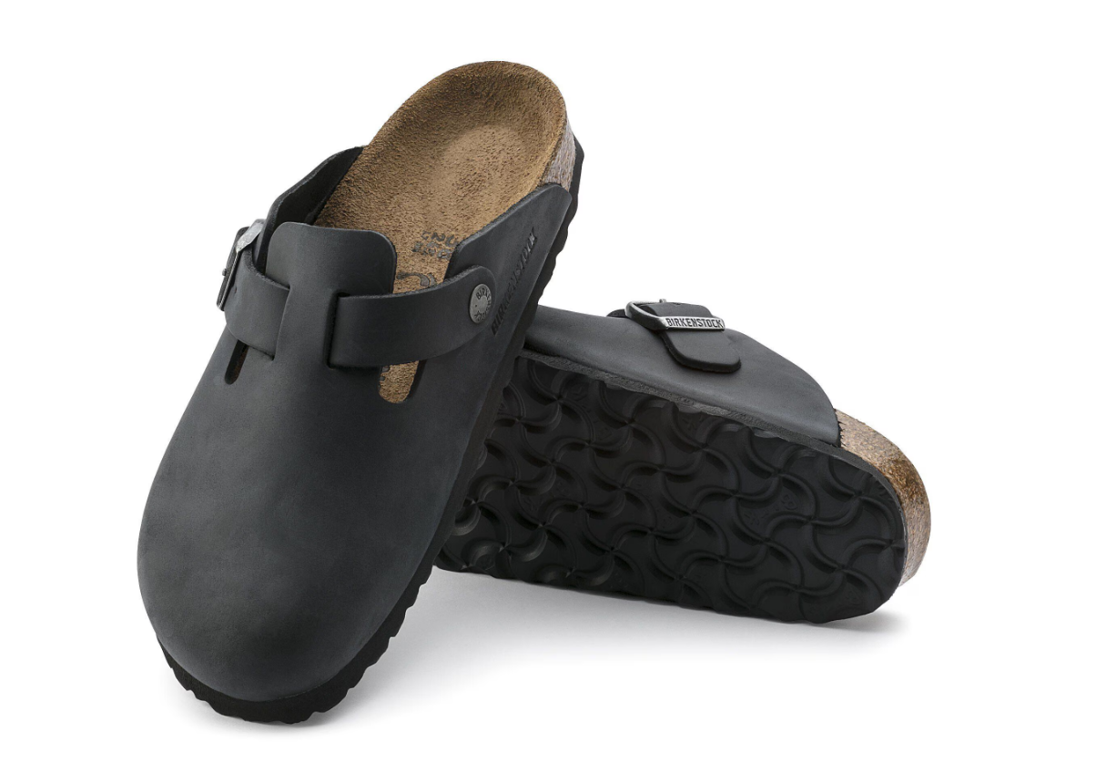 Birkenstock Boston Oiled Leather Black