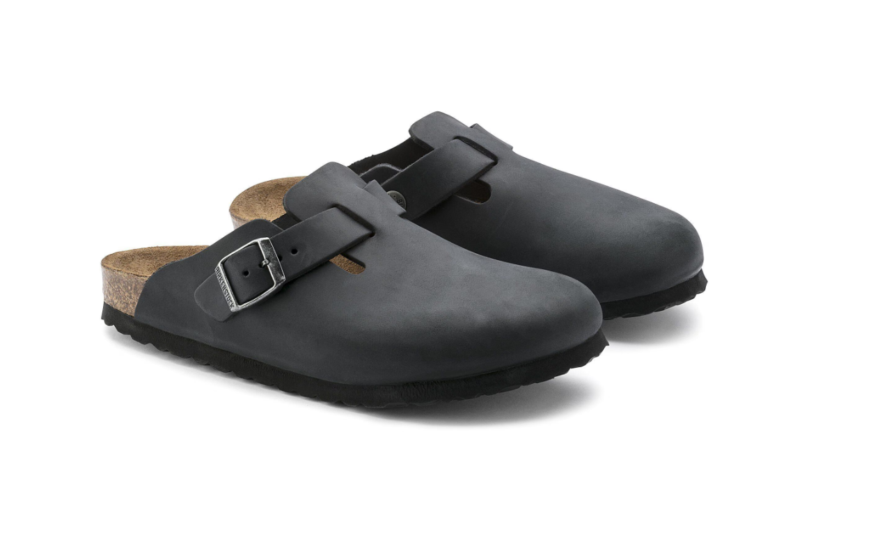 Birkenstock Boston Oiled Leather Black