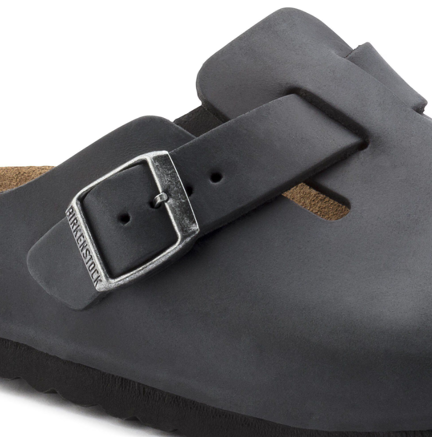 Birkenstock Boston Oiled Leather Black