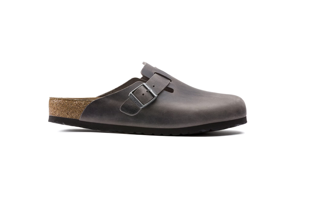 Birkenstock Boston Soft Footbed Oiled Leather Iron