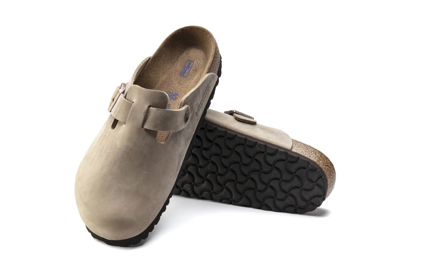 Birkenstock Boston Soft Footbed Oiled Leather Tobacco Brown