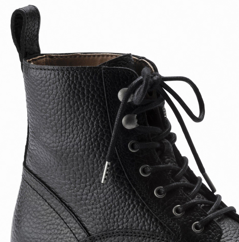 Birkenstock Bryson Natural Leather Black Boots