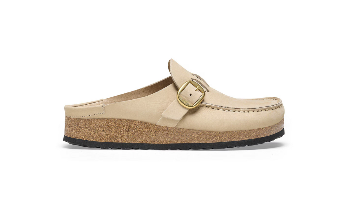 Birkenstock Buckley Nubuck Leather Sandcastle