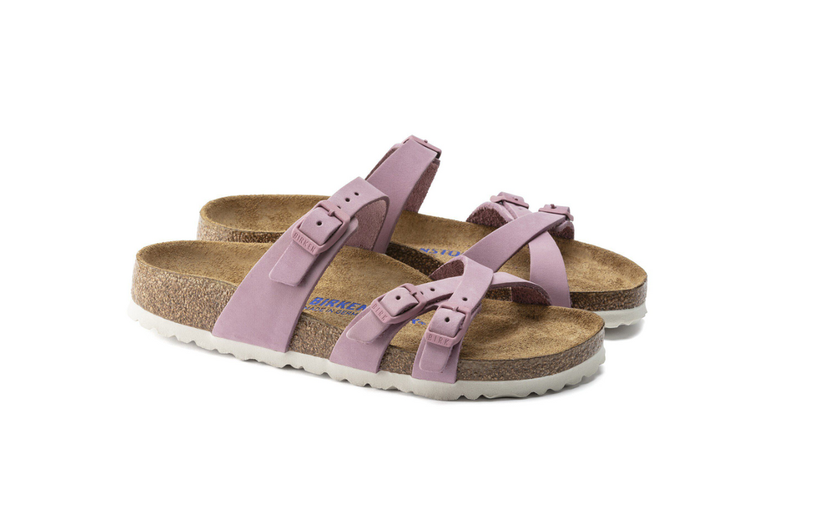 Birkenstock Franca Soft Footbed Nubuck Leather Orchid