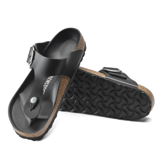 Birkenstock Gizeh Big Buckle Oiled Leather Black