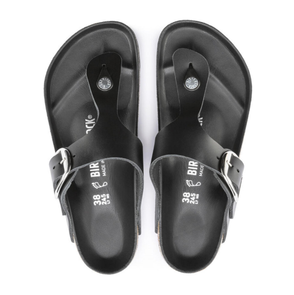 Birkenstock Gizeh Big Buckle Oiled Leather Black