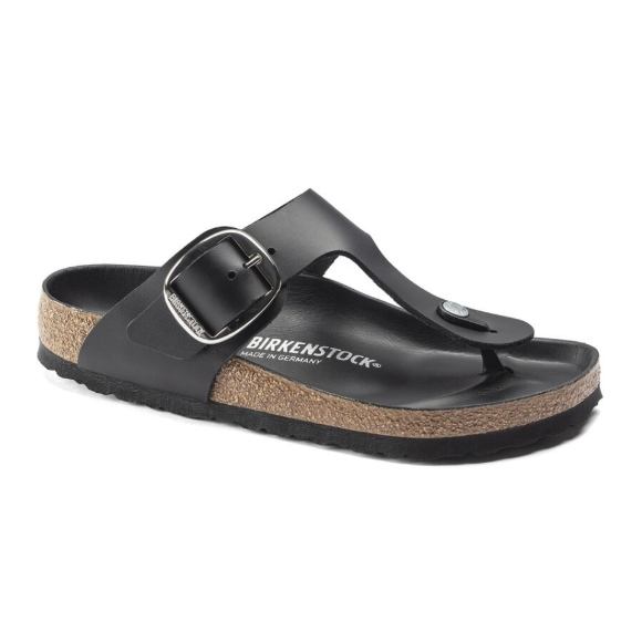 Birkenstock Gizeh Big Buckle Oiled Leather Black