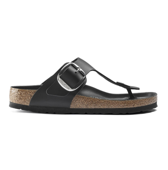 Birkenstock Gizeh Big Buckle Oiled Leather Black