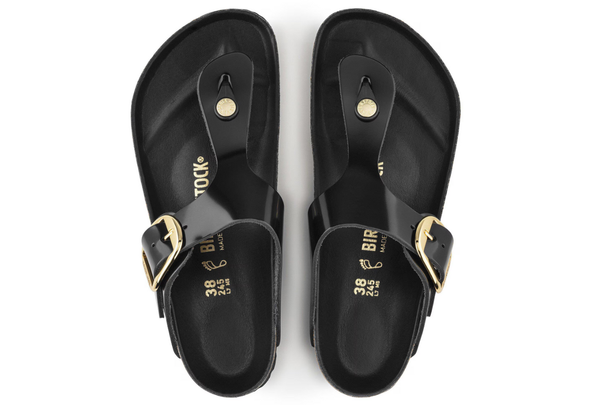 Birkenstock Gizeh Big Buckle High Shine Black