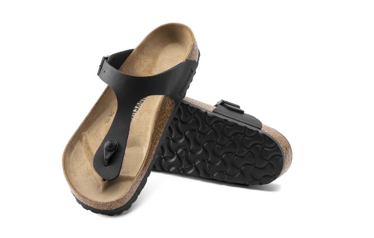 Birkenstock Gizeh Birko-Flor Black Sandals