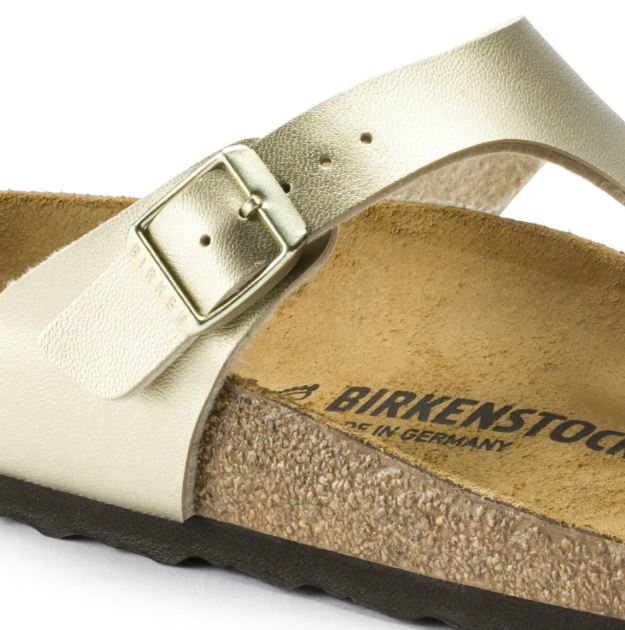 Birkenstock Gizeh Birko-Flor Gold Sandals