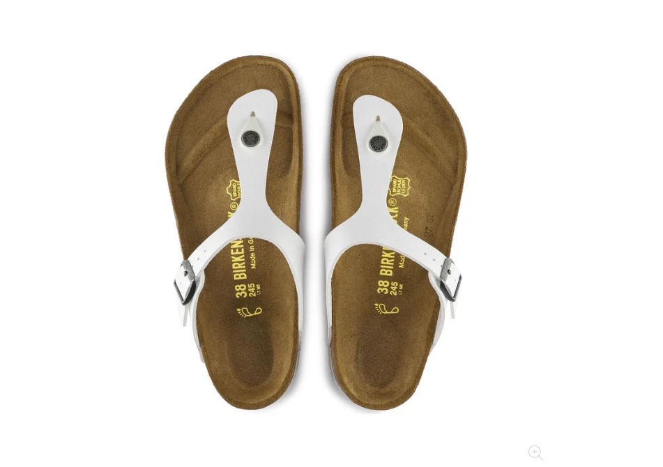 Birkenstock Gizeh Birko-Flor White